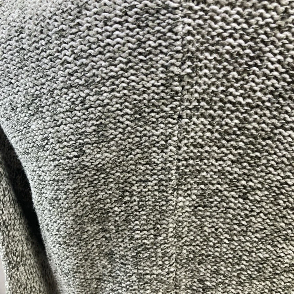 J. Jill Pure Jill Cardigan Sweater XS‎ Marled Knit Green Gray Tie Front Women